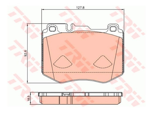 Pastilhas De Freio Diant. Mercedes Glc 250 2015-2020 X253