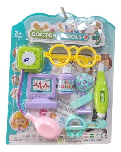 Set Doctora Juguete Infantil Diversion Oficio Aprender Blist