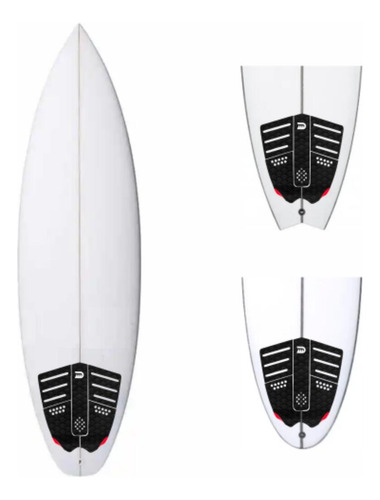Deck Para Prancha de Surf Antiderrapante Wet Dreams J Bay Preto Fresado
