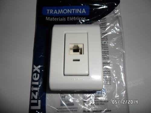 Kit 18 Caixa Sobrepor C/ Conector Keystone Rj45 Cat6 Lizflex