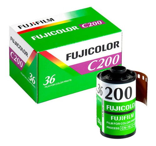 Fujifilm Película Rollo Fujicolor C200 36 Ex Iso 200 10 Pzas