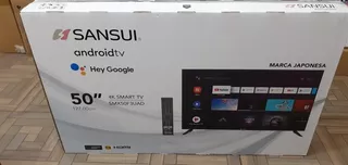 Pantalla 50 Sansui Led Uhd Smart 4k Smx50f3uad Android Tv