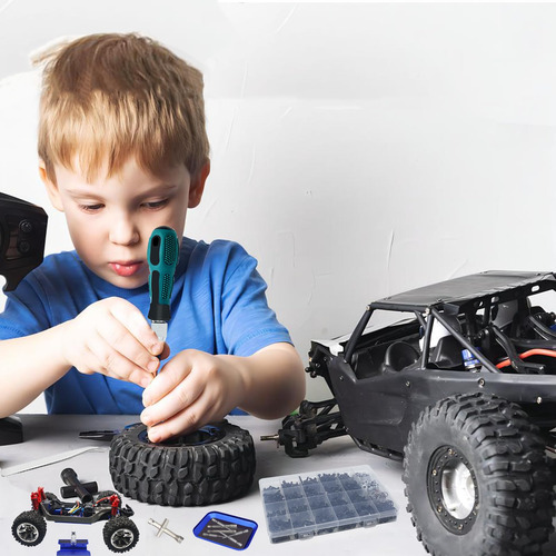Kit De 1000 Tornillos Para Coche Rc Accesorios Crawler Buggy