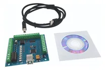 Comprar Control Cnc Mach3 Stb4100 Azul De 4 Ejes Con Cable Usb Y Cd