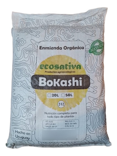 Bokashi 20 Lt Ecosativa Estimulador Fertilizante Abono