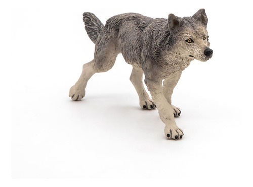 Figura De Lobo Gris Papo Wild Animal Kingdom