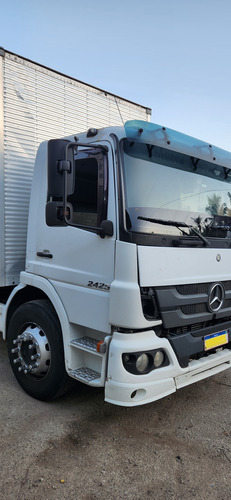 Caminhao Bau Trucado Mercedes Atego 2425 Com Bau 8.5