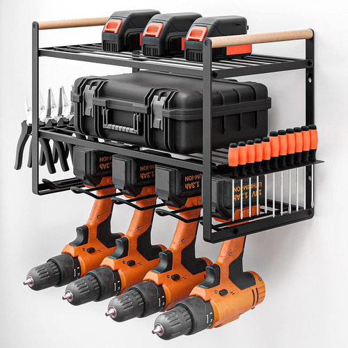 Power Tool Organizer, Utility Storage Rack For Garage Organi