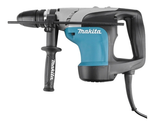 Martelete Rotativo Hr4002 220v Makita Sds Max Kit Talhadeira Cor Azul-turquesa