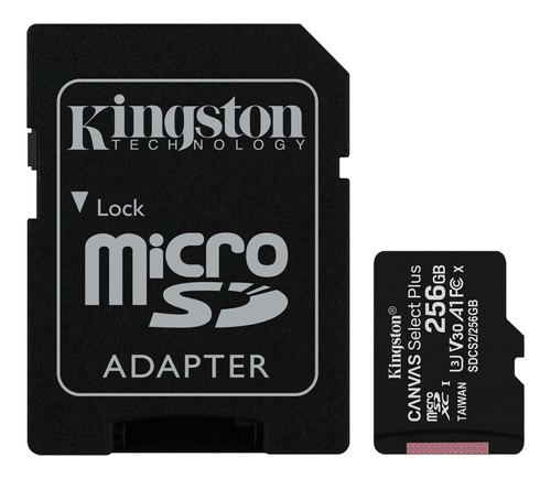 Memoria Micro Sd Kingston Canvas Select Plus 256gb- Tecnobox