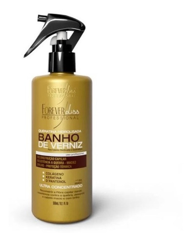 Queratina Banho De Verniz Forever Liss  300ml