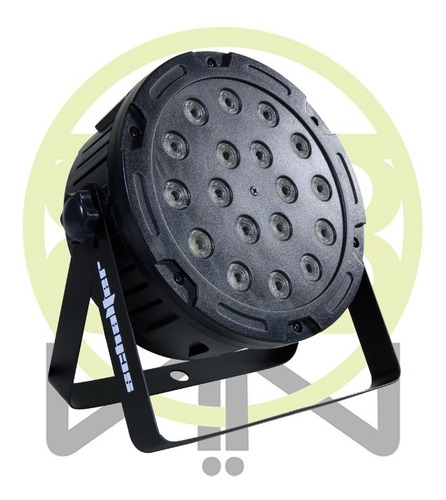 Imagen 5 de 5 de Tacho Par Led 18x3 Rgb Dmx Plastificado (3 Piezas)