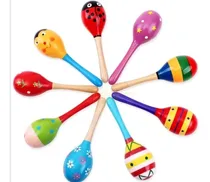 Comprar Sonajero Musical Maracas De Madera Juguete Niños 12×4cm