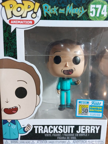 Funko Pop Tracksuit Jerry Sdcc 2019 Sticker Oficial 