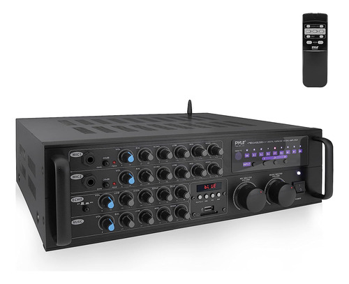 Amplificador De Mezcla Bluetooth De Doble Canal Pyle - Rack