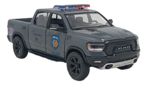 Camioneta Coleccion Dodge Ram 1500 Policia 2019 Kinsmart 