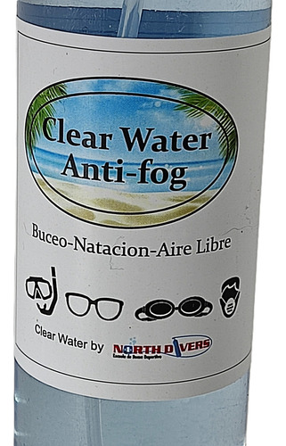 Antifog, Antiempañante Clear Water 250ml Buceo, Natacion