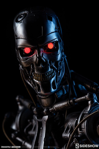 Terminator T-800 Endoskeleton Estatua Sideshow
