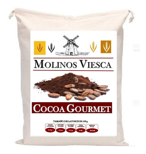 25 Kg De Cocoa Gourmet Primera Calidad Sin Azúcar