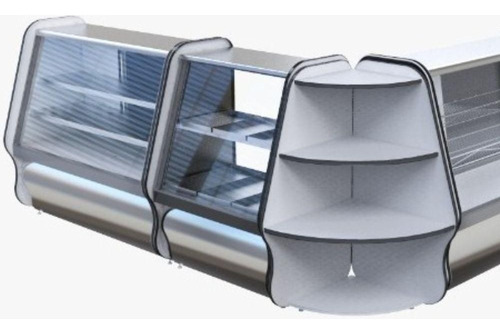 Vitrine Expositora Refrigerada Para Doce Ormifrio Btt80cm 220V