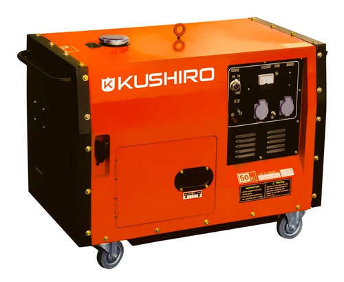Generador Arranque Electrico 12hp Cabinado 6000w Avr Kushiro