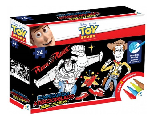 Rompecabezas Aterciopelado Para Colorear Toy Story, Novelty