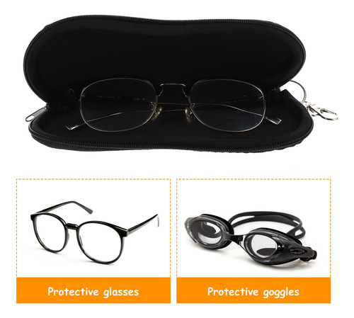 1 Pieza Para Guardar Anteojos, Bolsa Con Cierre, Gafas De So