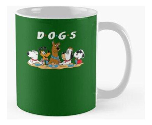 Taza Perros Famosos Dibujos Animados Básicos Novedad Camiset