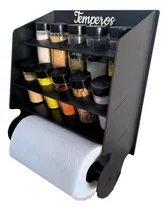 Comprar Porta Condimentos Temperos Premium Luxo Mais Potes Etiquetas