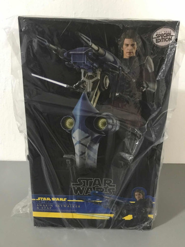 Anakin Skywalker & Stap 1/6 Exclusivo Star Wars Hot Toys
