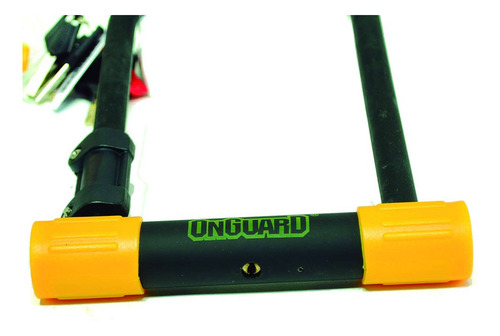 Onguard Candado De Acero U Con Soporte Para Bicicleta/5 Llaves Con Corte Láser