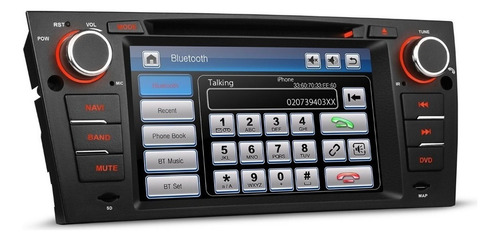 Estereo Bmw Serie 3 2005-2012 Dvd Gps Bluetooth Touch Usb Sd