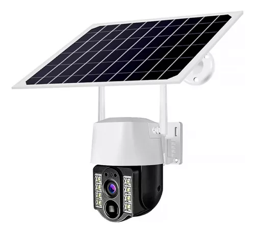 Camara Ip De Vigilancia Wifi Para Exterior Con Panel Solar