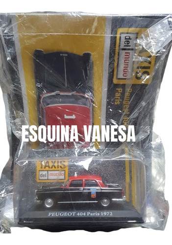 Peugeot 404 Taxi París 1972 Escala 1:43