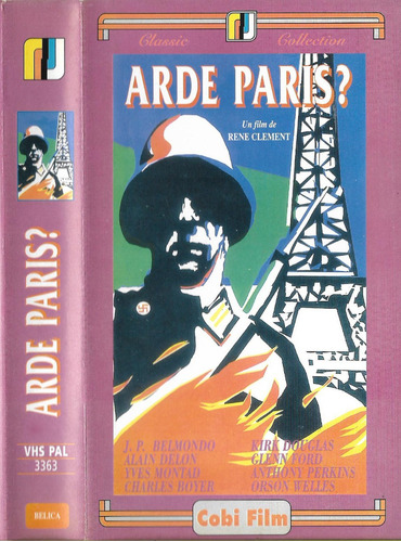 Arde París? Vhs Nuevo Jean-paul Belmondo René Clément