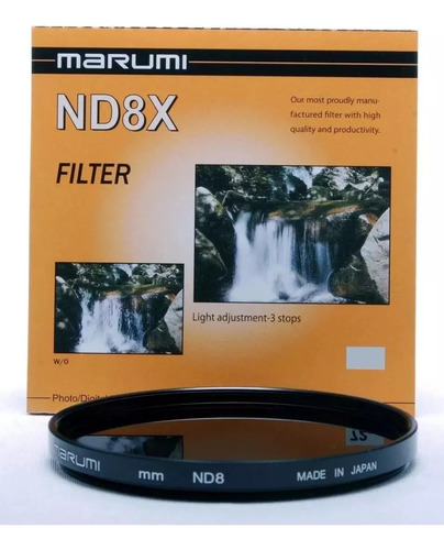 Filtro De Densidad Neutra Marumi Nd8x 52mm
