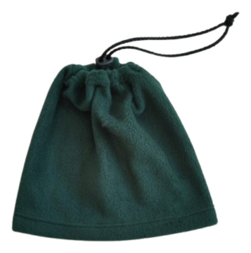 Cuello Gorro Polar Liso Para Niños Verde Ingles Unico