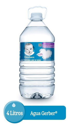 Agua Natural Gerber Botella 4 L