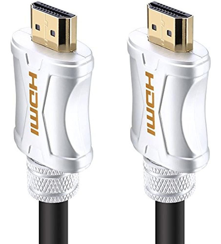 Kin-p Hdmi Cable De 6 Pies (2 M) Plata Ultra High Speed Rrhd