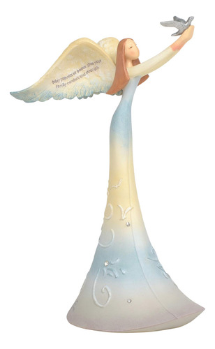 Enesco Peace By Piece Prayers - Figura De Ngel De 7.68 Pulga