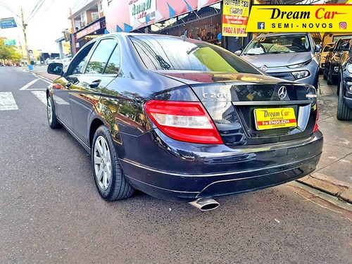 Imagem 7 de 15 de Mercedes Benz C 200 Kompressor Avantgarde 1.8 Preto 2009