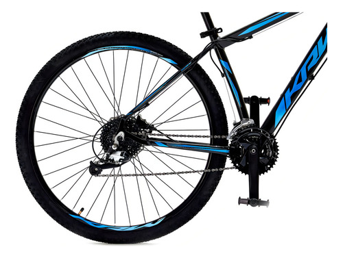 Bicicleta Aro 29 Krw Spot Alum Shimano Acera 27v Trava Sx13 Cor Preto/Azul