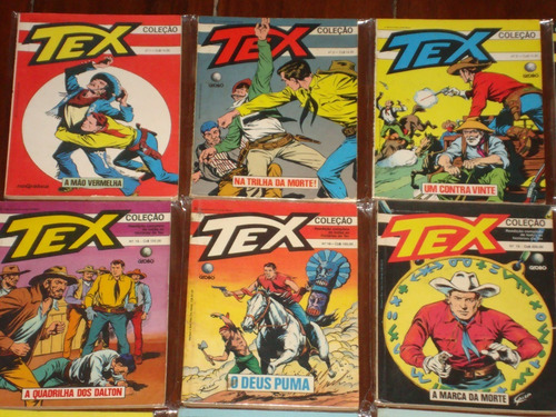 Lote Com 28 Gibis Tex Coleção Rge Globo A Partir 1986 Novas (Usado)