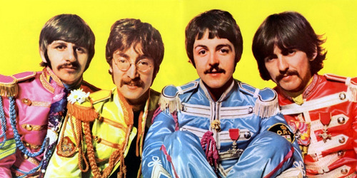 Cuadro Decorativo Moderno The Beatles Sgt. Pepper's / Tela