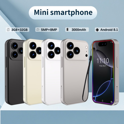 Android Celulares 3g Mini I17 Pro 4.0 Pulgadas Barato Ram3gb Y Rom32gb Dorado