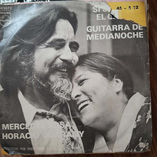 Simple Sobre Mercedes Sosa Horacio Guarany Phonogram C25
