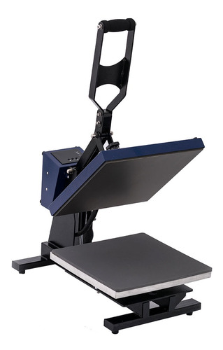 Imagen 2 de 3 de Plancha sublimadora manual Tecnowire UHP-15 azul y negra 120V