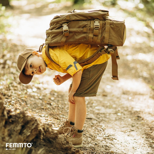 Imagen 8 de 9 de Mochila Tactica Femmto De 40 Litros Camping Mochilero Viaje