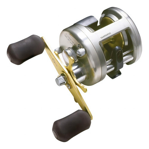 Reel Rotativo Shimano Cardiff 201a Izquierdo Bentancor Outdo Color Dorado