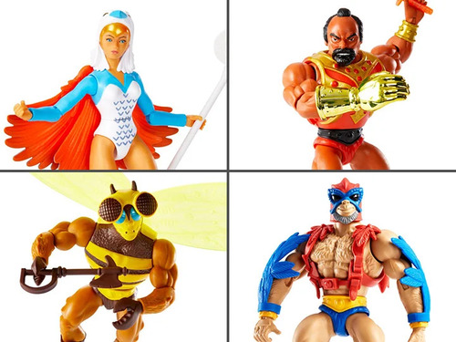 Masters Of The Universe: Origins Wave 7 Set Of 4 Figures (Usado)